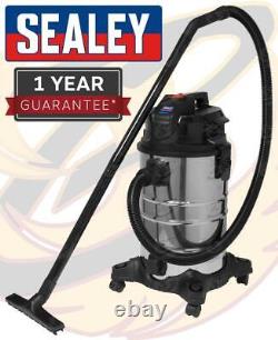 Sealey Wet And Dry Vacuum Cleaner 20l 1000w / 240v Water Dirt Carpet Washer