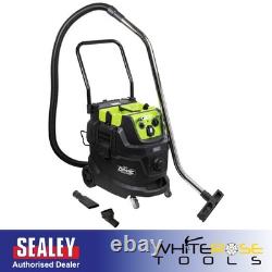 Sealey Wet Dry Vacuum Cleaner Dust-Free Industrial 40L Air/Electric 1600With230V