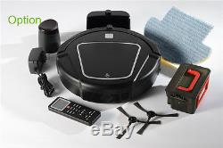 Seebest D730 House Cleaning Robot Vacuum Cleaner Wet Dry Mop Feature BLACK