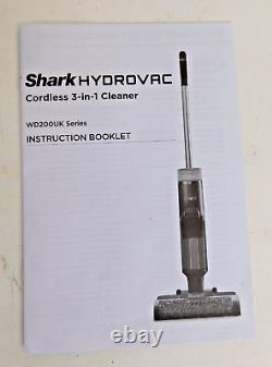 Shark Hydrovac Hard Floor Wet & Dry Cordless Cleaner WD210UK