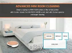 Smart Robot Vacuum Cleaner 2in1 Dry Wet Cleaning Water Tank Intelligent 1300PA