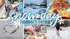 Snow Day Homemaking Meal Prepping Baking Cozy Day At Home Winter 2024