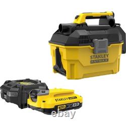 Stanley Fatmax V20 SFMCV002 18v Cordless Wet and Dry Vacuum Cleaner 7.5L 1 x 2ah
