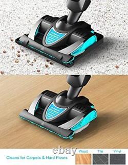 Steam Mop Cleaner, Wet Dry Vacuum Cleaner Kills 99.9% Bacteria with Water Tank