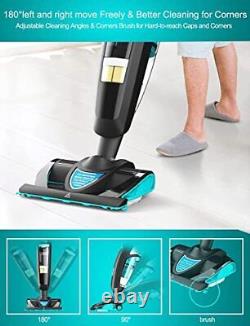 Steam Mop Cleaner, Wet Dry Vacuum Cleaner Kills 99.9% Bacteria with Water Tank