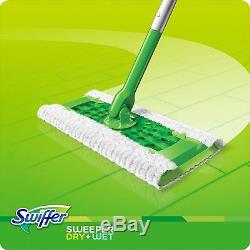 Swiffer Sweeper Cleaner Dry and Wet Mop Starter Kit Cleaning Hardwood and Floors