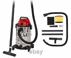 TC-VC 1930 S Wet And Dry Vacuum Cleaner 1500W, 30L Stainless Steel
