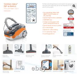 Thomas Aqua+ Animal & Family Wet and Dry Cylinder Vacuum Cleaner Bagless hoover