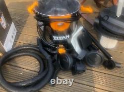 Titan Corded Wet & Dry Vacuum Cleaner 220-240V 1400W 30Ltr Used Once