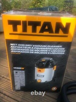 Titan Corded Wet & Dry Vacuum Cleaner 220-240V 1400W 30Ltr Used Once