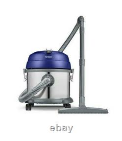 Tower TDW10 15 Litre Stainless Steel Blue Wet and Dry Cylinder Vacuum Cleaner