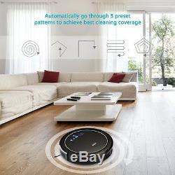 UK Robotic Automatic Vacuum Cleaner Wet Dry Sweeper Mop Rechargeable with Remote