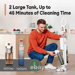 Ultenic Cordless Wet and Dry Vacuum Cleaner And Mop AC1 LED Display Wi-fi White
