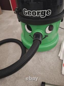 Used Numatic George Wet Dry Carpet Cleaner GVE370 + All Accessories + 4 Bags