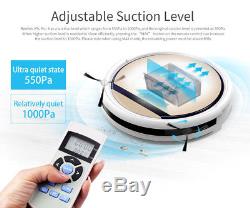 V5s Pro Intelligent Robot Vacuum Cleaner 1000PA Suction Dry and Wet Mopping