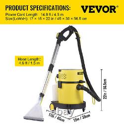 VEVOR Carpet Washer Multifunction Wet & Dry Vacuum Cleaner HEPA Filtration