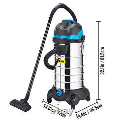 VEVOR Wet & Dry Vacuum Cleaner 40L 1200 W Dust Extractor For Industrial Garage