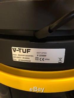 V-TUF 3 three triple motor WET and DRY vacuum cleaner POWERFUL 3300W vac CARWASH