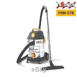 Vacmaster 110V L Class Dust Extractor Wet and Dry Vacuum Cleaner PTO 1000W 30L