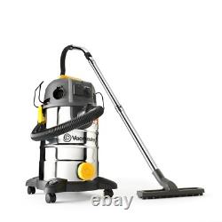 Vacmaster 30L Dust Extractor 1400W L Class Wet & Dry Vacuum Cleaner with PCF