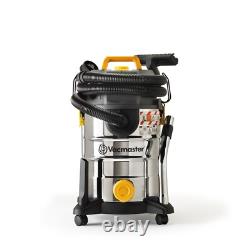 Vacmaster 30L Dust Extractor 1400W L Class Wet & Dry Vacuum Cleaner with PCF