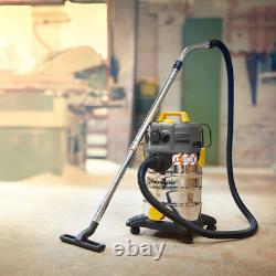 Vacmaster 30L Dust Extractor 1400W L Class Wet & Dry Vacuum Cleaner with PCF