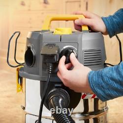 Vacmaster 30L Dust Extractor 1400W L Class Wet & Dry Vacuum Cleaner with PCF