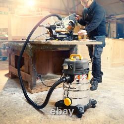 Vacmaster 30L Dust Extractor 1400W L Class Wet & Dry Vacuum Cleaner with PCF