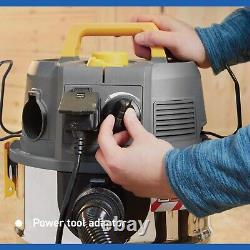 Vacmaster Industrial Dust Extractor PTO Wet & Dry Vacuum Cleaner 30L 240V 1400W