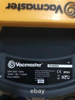 Vacmaster VK1638SWC 38L Class Wet & Dry Cleaner with Power Take Off 1600W