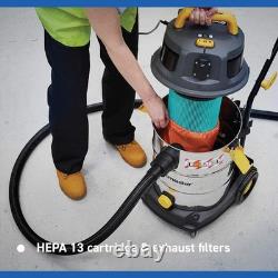Vacmaster Wet & Dry Vacuum Cleaner 30L. 240V L Class Industrial Dust Extractor