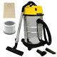 Vacuum Cleaner Industrial Wet & Dry Extra Commercial Stainless Steel 30L Hoover