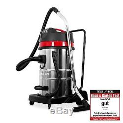 Vacuum Cleaner Industrial Wet & Dry Shop Vac Home 3000 W 80l Bagless Free P&p