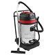 Vacuum Cleaner Wet & Dry Industrial Extra Power StainlessSteel 80L Hoover A2435