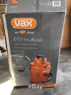 Vax 6131t Multivax Wet/dry Vacuum Cleaner Hoover Carpet Washer + Carpet Solution
