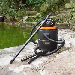 VonHaus Pond Vacuum Cleaner 1400W, Wet and Dry Garden Fish Pond Vac, 30L Tank