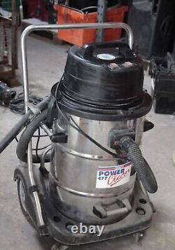 WET & Dry Industrial Vacuum Cleaner 2400w Stainless Steel With Swivel Emptying