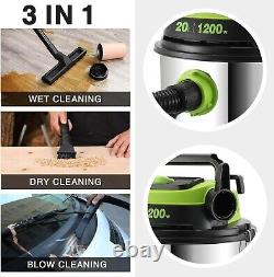 WORKPRO 1200W 20L Wet and Dry Vacuum Cleaner with HEPA, 3-in-1 Blower Function