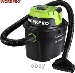 WORKPRO Wet and Dry Vacuum Cleaner 1200W, 3-in-1 10L with Blow Fuction for Home