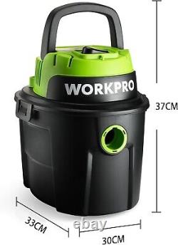 WORKPRO Wet and Dry Vacuum Cleaner 1200W, 3-in-1 10L with Blow Fuction for Home