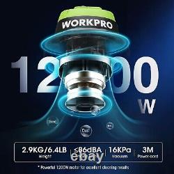 WORKPRO Wet and Dry Vacuum Cleaner 1200W, 3-in-1 10L with Blow Fuction for Home