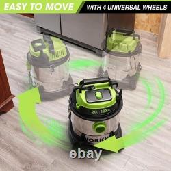 WORKPRO Wet and Dry Vacuum Cleaner 1200W for Cleaning Stainless Steel Tank