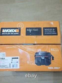 WORX WX031.9 18V (20V MAX) Cordless Compact Wet/Dry Vacuum Cleaner