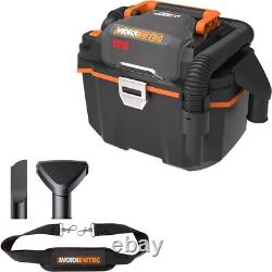 WX031.9 18V (20V MAX) Cordless Compact Wet/Dry Vacuum Cleaner Black