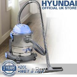 Wet And Dry Vacuum Cleaner Hoover 20L 100L Range Litre Blower Vac 3 In 1 HYUNDAI