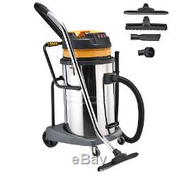 Wet And Dry Vacuum VAC Cleaner Industrial 30L 1500w 80L 3600w Stainless Steel