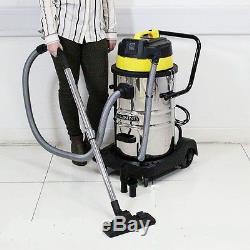 Wet And Dry Vacuum Vac Cleaner Industrial 50ltr 1000w Stainless Steel
