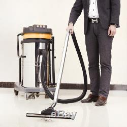 Wet And Dry Vacuum Vac Cleaner Industrial 80ltr 3600w Stainless Steel