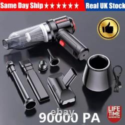 Wet/Dry Cordless Car Vacuum Cleaner Powerful Strong Suction Handheld Cleaning UK