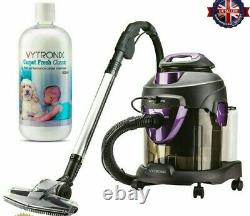 Wet & Dry Vacuum Carpet Washer 1600W Multifunction Cleaner & Shampoo 5L